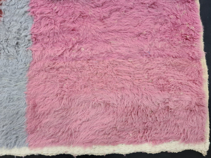 Azilal Handmade Rug, Moroccan Rug, Handmade Rug, Pink Abstract Rug, Tribal Rug, Berber Rug, Sheep Wool Rug, Tapis Marocain, Teppish Marokko