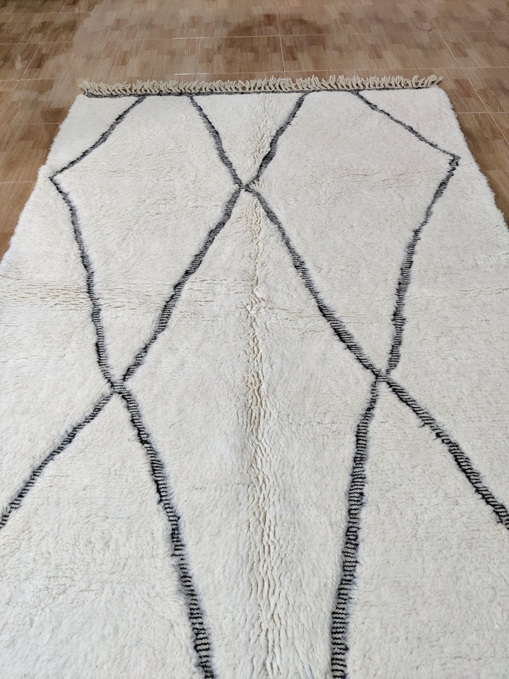 beni ourain rug, moroccan rug, berber rug, wool rug,  rug, handmade rug, azilal rug, moroccan carpet, hand woven rug, beni rug, tapis