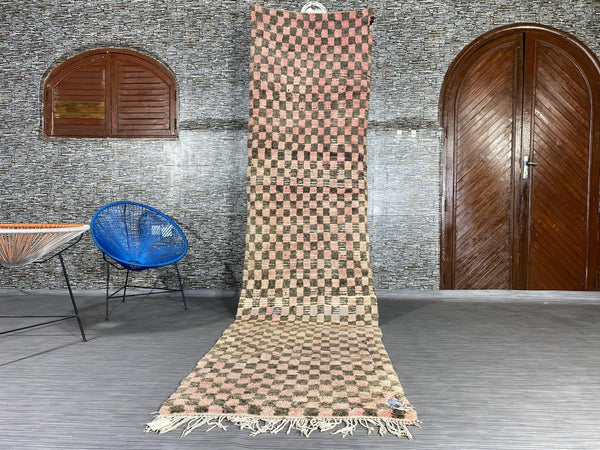 long  runner   moroccan rug  rug old rug