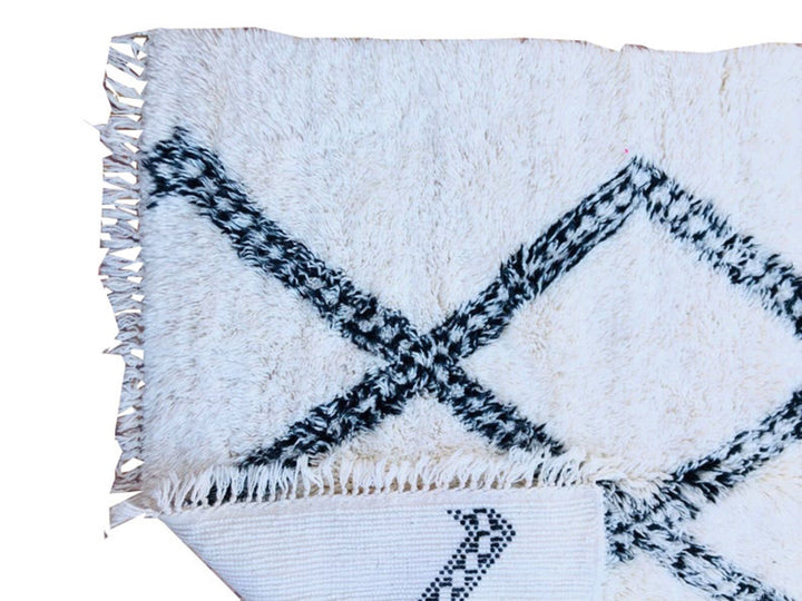 moroccan rug , beniourain rug , white and black rug, morocco rug, moroccan carpet, beni ourain carpet, oversize rug, Morokko teppich