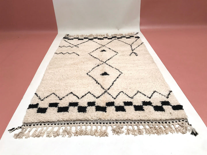 moroccan rugs  , beni ourain rug, berber carpet,  rug, bohemian rug, white color rug, soft carpet, handmade gift, art, design