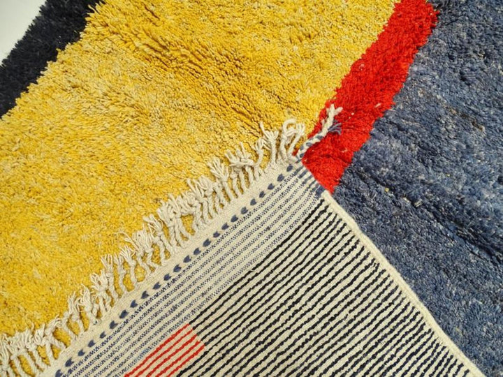 beni ourain rug, handmade rug,  rug, berber rug, tribal rug, moroccan rug, area rug, moroccan carpet, wool rug, colorful rug