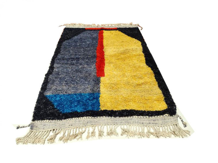 beni ourain rug, handmade rug,  rug, berber rug, tribal rug, moroccan rug, area rug, moroccan carpet, wool rug, colorful rug