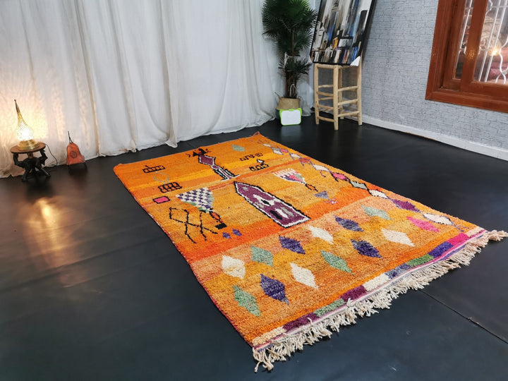 boujad  moroccan rug, handmade berber rug, tribal bohemian carpet, antique wool rug, tapis marocain, teppich morokko