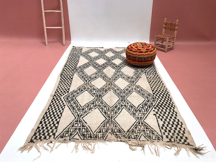 moroccan rugs  , beni ourain rug, berber carpet,  rug, bohemian rug, white color rug, soft carpet, handmade gift, art, design