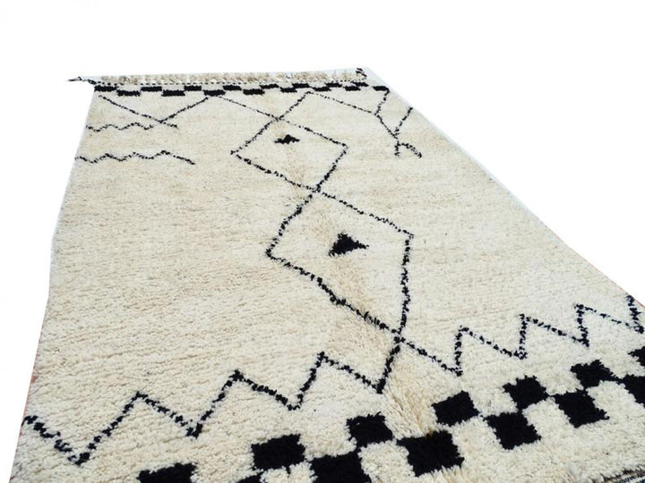 beni ourain rug, handmade rug,  rug, berber rug, tribal rug, moroccan rug, area rug, moroccan carpet, wool rug, colorful rug