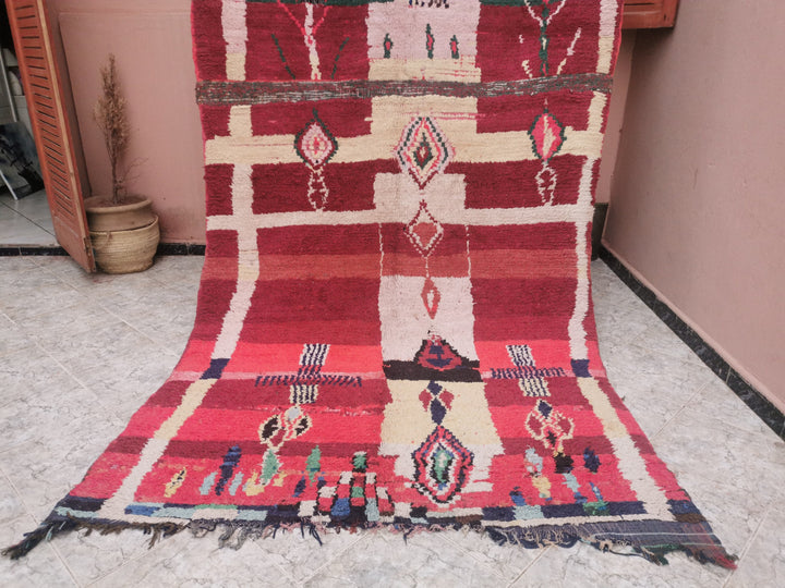 .. ft berber boujad rug  area rug  moroccan rug   rug  red carpet  handmade rug  berber rug tribal rug