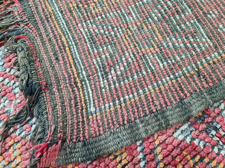 berber  rug , benimguiled rug, red and orange tribal rug, authenticmguild moroccan rug, handmade rug, berber carpet, beni mguild rug