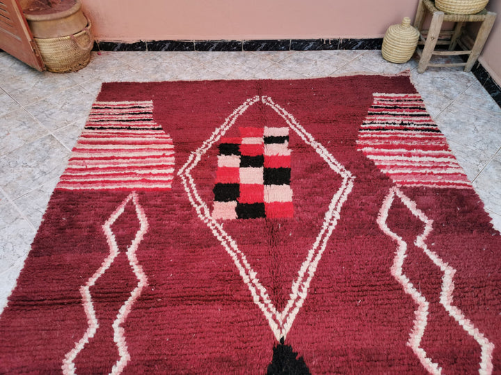 . x .  berber moroccan rug beni mguild unique handknotted carpet . feet . feet  free shipping 
