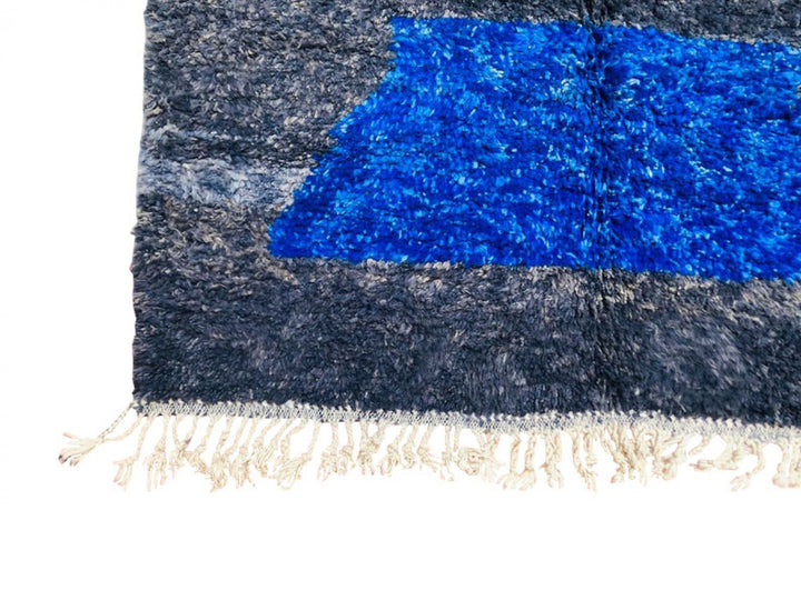 Moroccan rug blue, Berber rug, Custom Moroccan rug, Beni ourain rug, Handmade rug, Plain Wool rug, Solid blue rug, custom made rugs