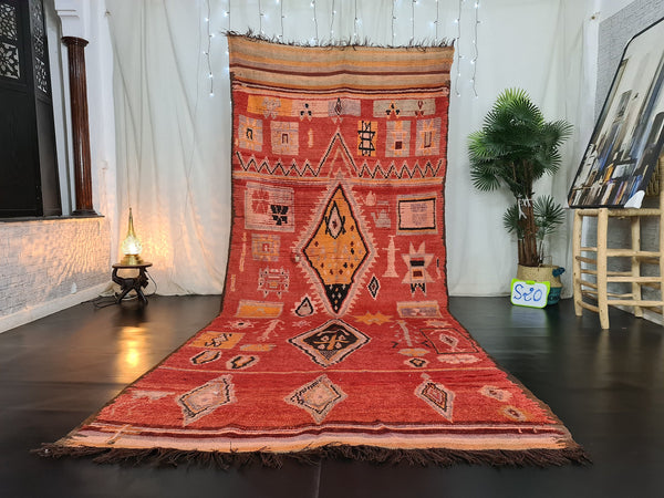  berber rug, moroccan tribal geometric rug, berber red carpet, bohemian wool rug, teppich marokko, tapis marocain.
