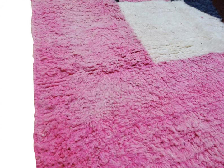 Moroccan pink rug Flat woven kilim  Custom rug Moroccan area rug Wool Berber rug  Beni ourain rug   Free shipping