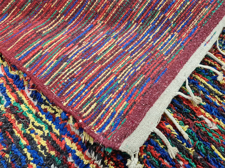 fabulous vibrant rug, handmade  rug,  wool rug, multicolored rug, tribal area rug, teppich marokko, tapis marocain