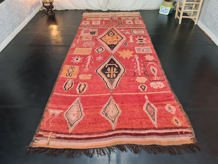  berber rug, moroccan tribal geometric rug, berber red carpet, bohemian wool rug, teppich marokko, tapis marocain.