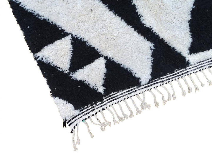 Moroccan Style Rug,  Area Rug, Beni Ourain Rugs, White Black Rug, Beni ourain Rugs, Area Wool Rug, Berber Carpet, Moroccan carpet