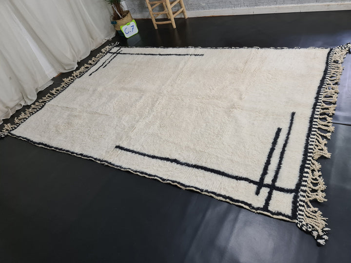 Fabulous Moroccan Rug, Handmade Beni Ourain Rug, Berber Rug, Authentic Rug, Wool Handwoven Rug, Teppish Marokko, Tapis Marocain.