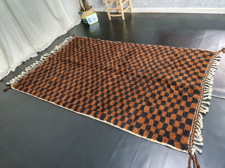 Beni Ourain Rug, Moroccan Rug, Handmade Carpet, Tribal Rug, Berber Rug, Sheep Wool Rug, Tapis berbere, Tapis Marocain, Teppish Marokko.