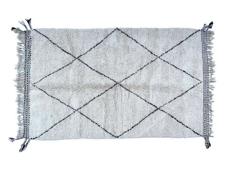 Moroccan rug , Beni Ourain Rug, Berber carpet, bohemian rug, white color rug, soft carpet, handmade gift,Unique large Moroccan carpet