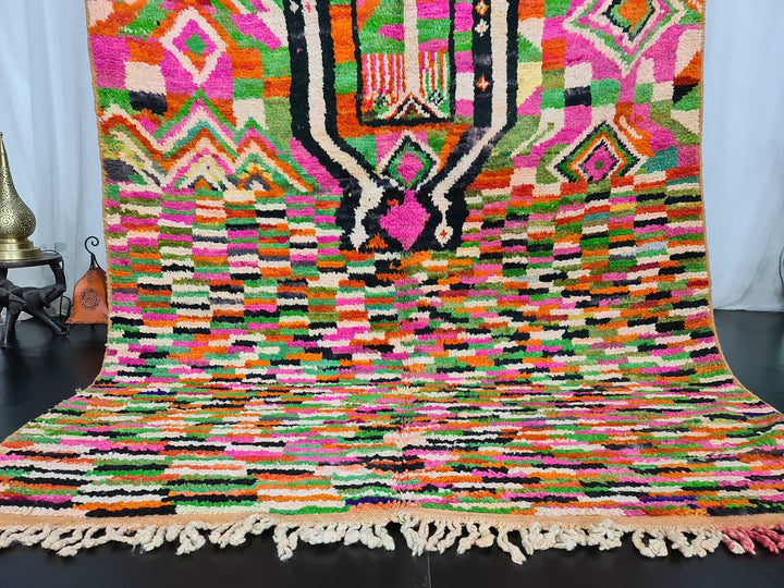 Fabulous Moroccan Rug , Moroccan Boujaad Rug, Colorful Rug, Authentic Moroccan, Handmade Rug, Berber Rug, Abstract Carpet, Bohemian Wool Rug