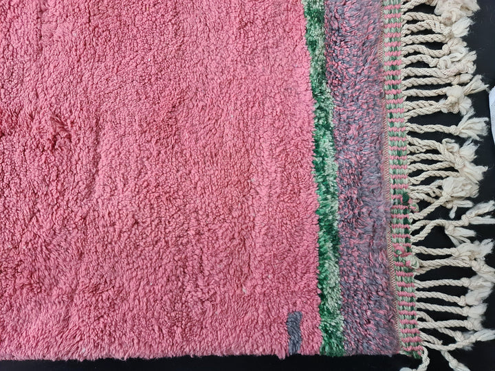 Fabulous Moroccan Rug ,Handmade Mrirt Rug, Authentic Moroccan, Tango Pink Rug, Large Area Rug, High Quality Wool Carpet, Bohemian Rug