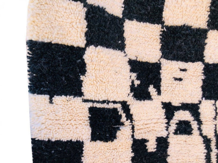 Checkered rug, Moroccan rug checker, Berber moroccan rug,  rug, handwoven wool rug, Mid century rug, Morokko Teppich, tapis