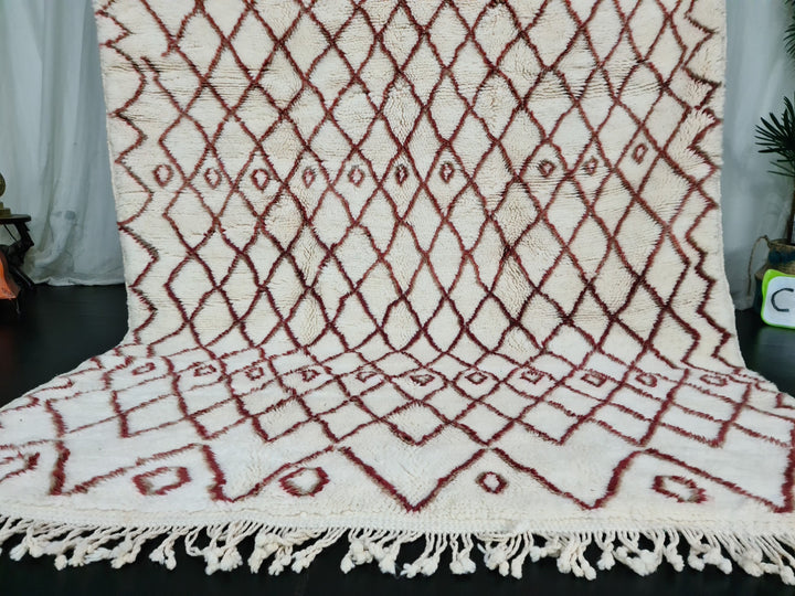 Fabulous Moroccan Rug ,Handmade Mrirt Rug, Authentic Moroccan, White Moroccan Rug, High Quality Wool Carpet, Bohemian rug, Teppish Marokko.