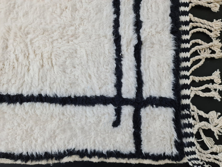 Fabulous Moroccan Rug, Handmade Beni Ourain Rug, Berber Rug, Authentic Rug, Wool Handwoven Rug, Teppish Marokko, Tapis Marocain.