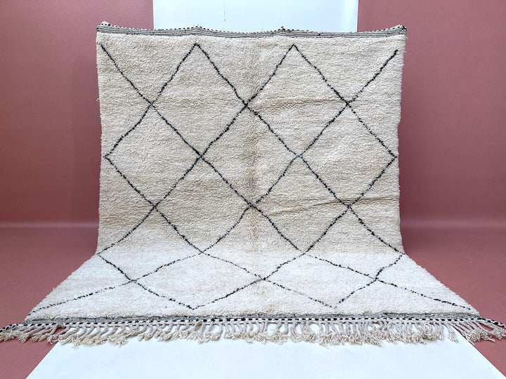 Custom Moroccan Rug, Custom made rug, Beni Ouarain, Soft rugs, tufted rug, Authentic Soft carpet, Wool rug, Handmade rug, Custom size rug