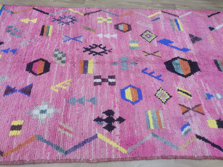 . . feet Moroccan Nomad Rug  Amazing Moroccan Rug  Wool Rug  Berber Carpet  Bohemian Rug  Abstract Rug  Tapis Marocain