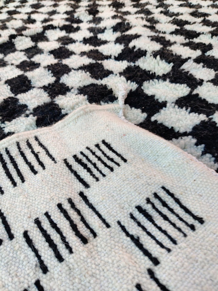 Checkered rug, Moroccan rug checker, Berber moroccan rug,  rug, handwoven wool rug, Mid century rug, Morokko Teppich, tapis