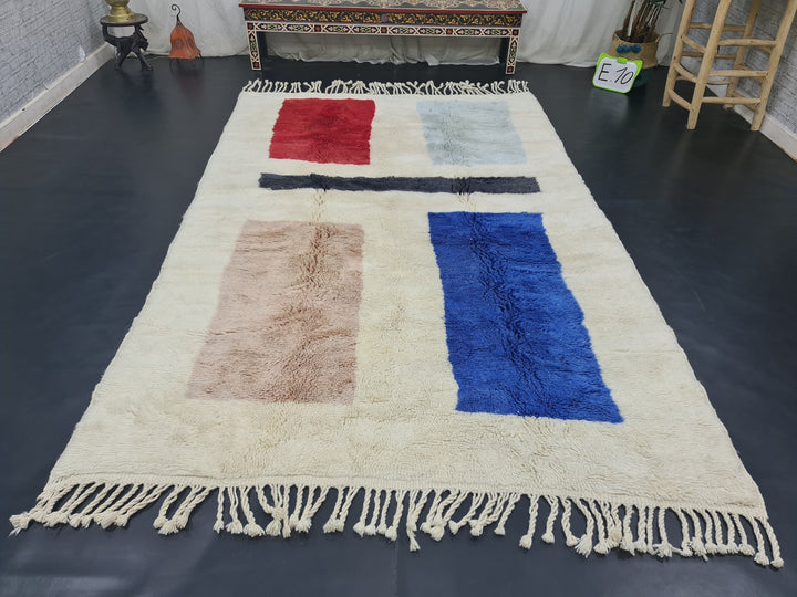 Amazing Moroccan Rug ,Handmade Mrirt Rug, Authentic Moroccan, Off White Moroccan Rug, High Quality Wool Carpet, Berber Rug, Teppich Marokko.