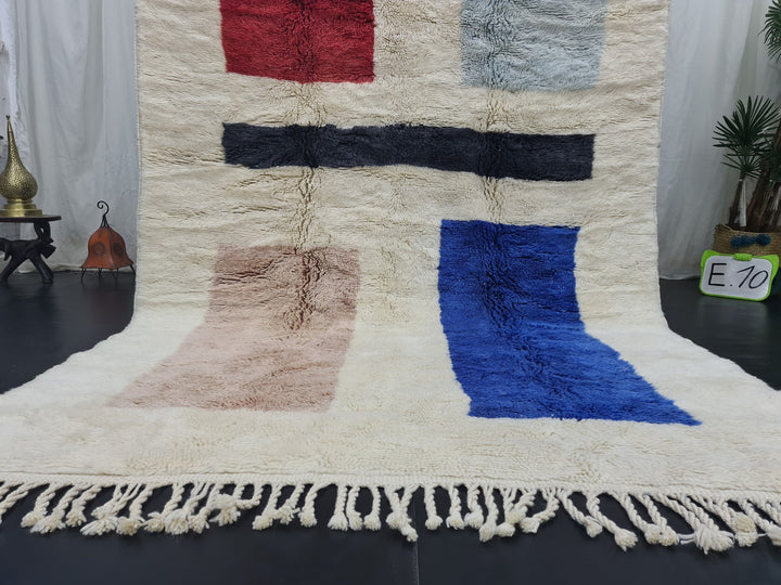 Amazing Moroccan Rug ,Handmade Mrirt Rug, Authentic Moroccan, Off White Moroccan Rug, High Quality Wool Carpet, Berber Rug, Teppich Marokko.