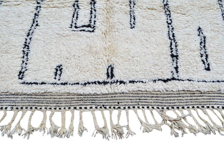 Custom Beni ourain Rug, Moroccan Handmade Carpet, Authentic Wool Rug, Beniourain rug, Sheep wool Rug, Tapis Berbere, White wool carpet, rag