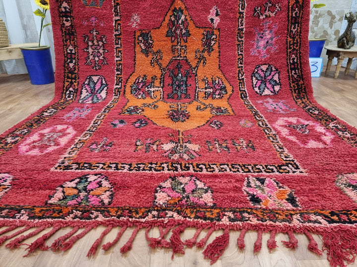 . x . feet beautiful  berber, moroccan rug beni mguild, unique handknotted carpet,  rug ,tapis berbre ,berber rug