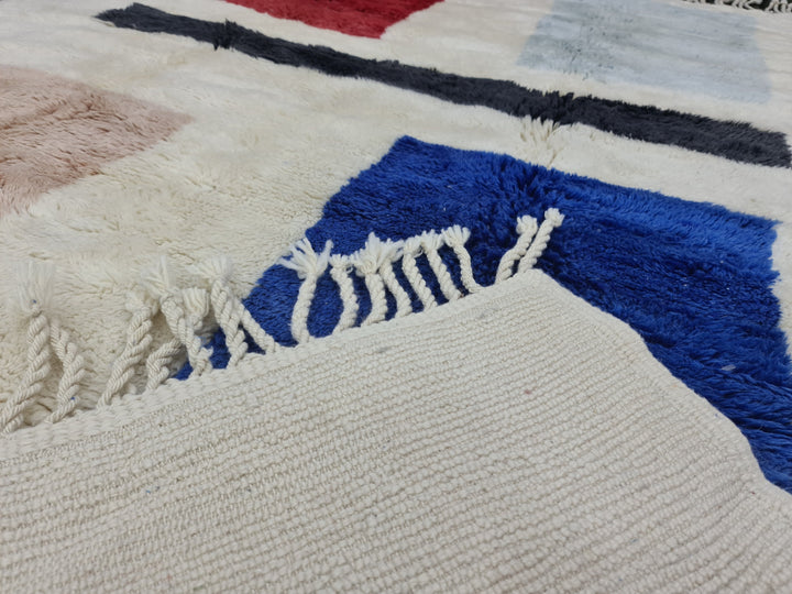 Amazing Moroccan Rug ,Handmade Mrirt Rug, Authentic Moroccan, Off White Moroccan Rug, High Quality Wool Carpet, Berber Rug, Teppich Marokko.