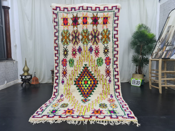 Fabulous Beni Ourain Rug, Tribal Rug, Geometric Moroccan Rug, Beniourain Rug, Authentic Wool Rug, Berber Rug, Tapis Marocain,Teppish Marokko