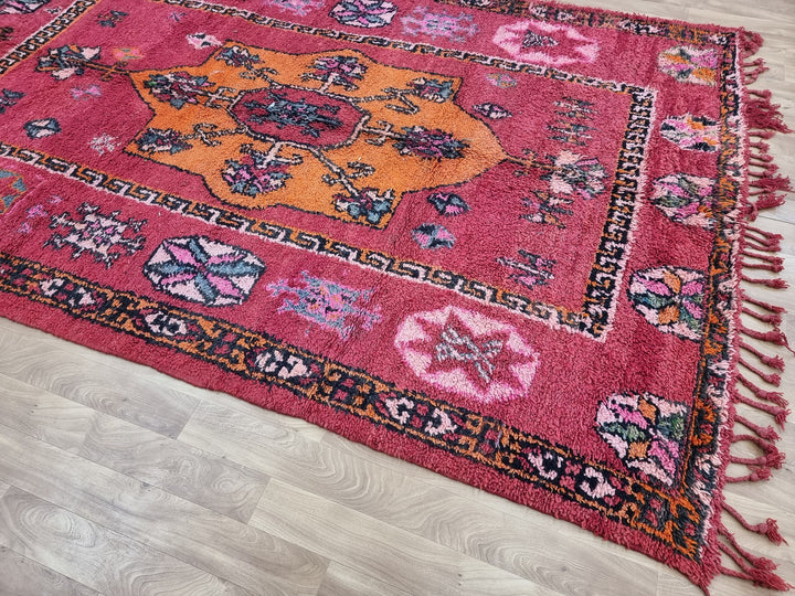 . x . feet beautiful  berber, moroccan rug beni mguild, unique handknotted carpet,  rug ,tapis berbre ,berber rug