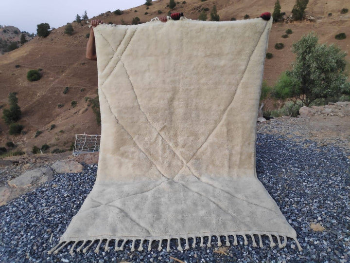 Made to order Moroccan rug, Minimalist art, Scandinavian lu,  handmade carpet, High quality wool, Autentic Beniouarain, Beni rug