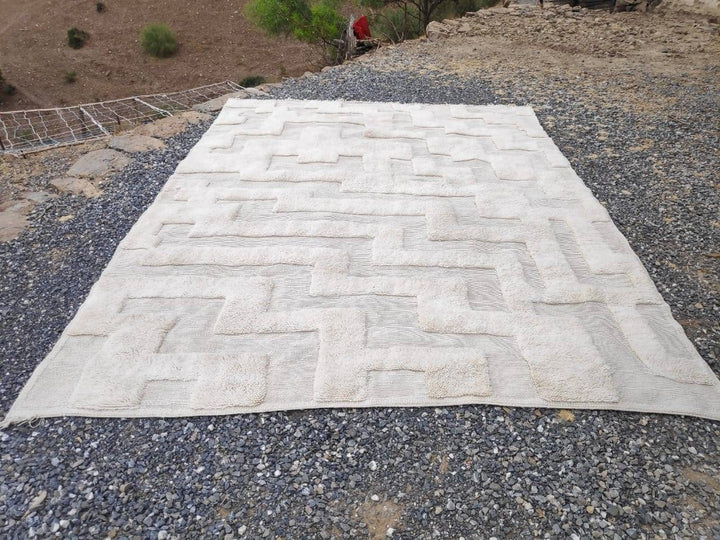 Incredible Moroccan rug, Mrirt rug, Made to order rug, Wool rug, Premium quality flooring,  natural, Tapis berbere, Beniouarain rug