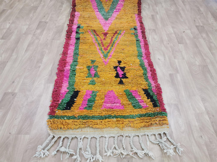 Authentic Moroccan Rug, Handmade Area Rug, Tribal Wool Rug, Pink Abstract Rug, Sheep Wool Rug, Boujaad Rug, Berber Rug, Bohemian Rug