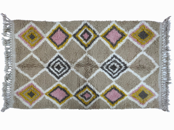 Custom Moroccan Rug, Custom made rug, Beni Ouarain, Soft rugs, tufted rug, Authentic Soft carpet, Wool rug, Handmade rug, Custom size rug