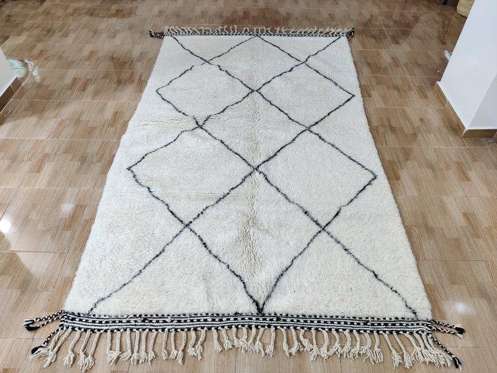 Custom Moroccan Rug, Authentic Moroccan rug, Berber carpet, Genuine Wool rug, Handmade rug, Area rug, Tapis berbere, Beni Ourain