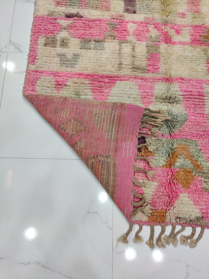 Fabulous Boujad Rug, Authentic Moroccan Rug, Azilal rug, Abstract Multicolored Carpet, Handmade Moroccan Rug, Bohemian rug