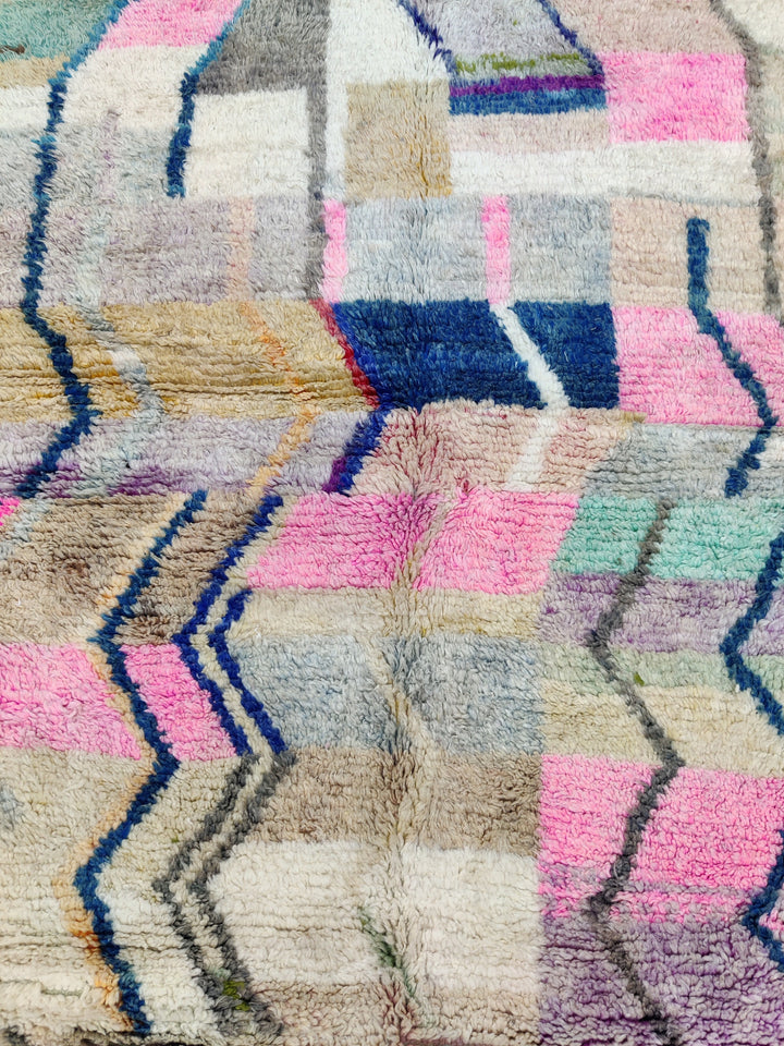 Custom Pink Boujaad rug, OrangeMorrocan rug, Soft shag wool rug,Moroccan Berber rug, Bohemian rug,Custom sized rug in ALL SIZES