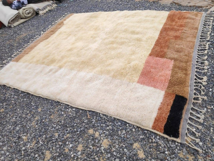 Customized Moroccan rug, Mrirt rug, Moroccan shag rug, Premium quality rug, Abstract art rug, Tapis berbere, Beniouarain rug, Wool rug