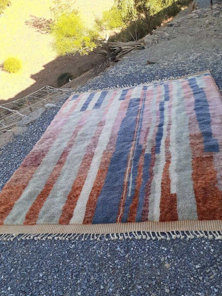 Moroccan rug, Customized Mrirt rug, Highquality wool rug, Lu rugs,  natural, Tapis berbere, Beniouarain, Boujad, Soft rug