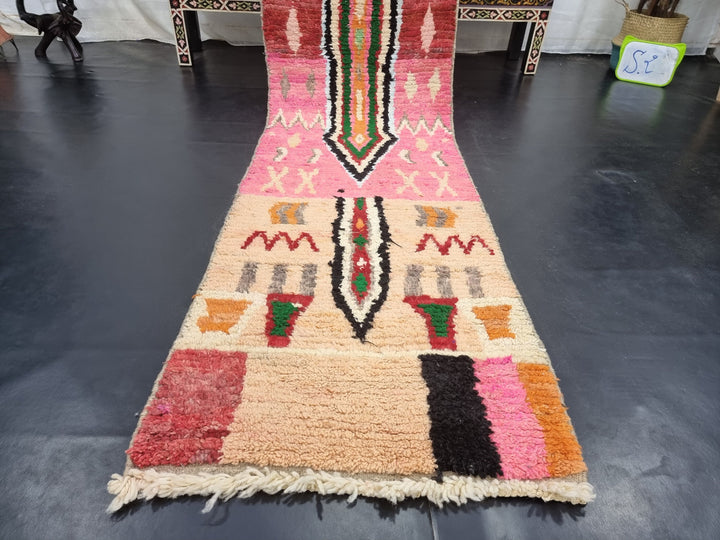 STUNNING BOUJAD RUG, Vibrant Boujaad Rug, Azilal Rug, Colorful Rug, Abstract Carpet, Handmade Rug, Berber Rug, Handwoven Carpet ,Wool Carpet