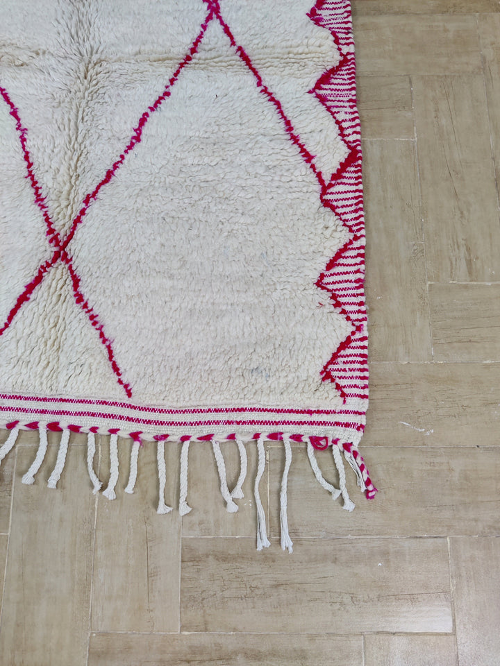 Moroccan pink rug Flat woven kilim  Custom rug Moroccan area rug Wool Berber rug  Beni ourain rug   Free shipping