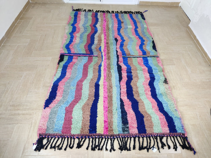 colorful Moroccan Rug Wool, , Moroccan Berber Rug, Beni Berber Rugs, Authentic Moroccan rug, Teppich Marokki, Wool Berber Carpet