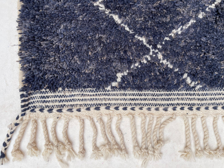 moroccan rug spruce blue , beni ourain rug, berber carpet,  rug, bohemian rug, white color rug, soft carpet, handmade gift, art